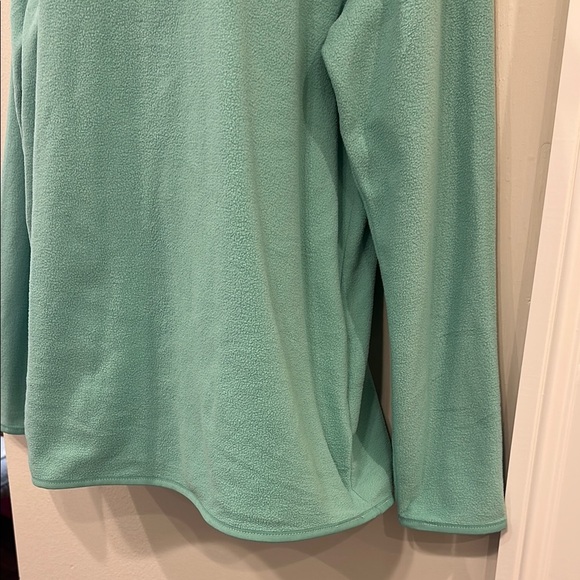 The North Face Mint Green and Black Fleece Pullover- XL - Picture 4 of 6